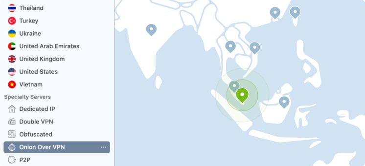 strongvpn router singapore map