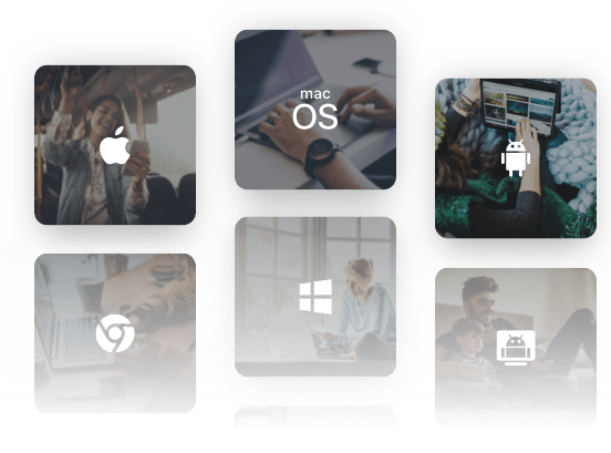 multiple devices apple macos android chrome windows tv