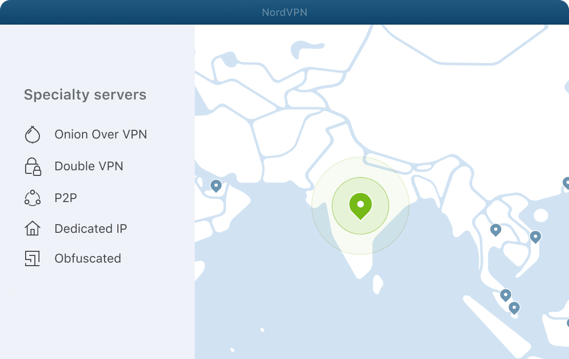 The Best India VPN Get Indian IP Address NordVPN   Specialty Servers@2x 