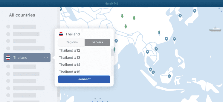 nordvpn vpn thailand