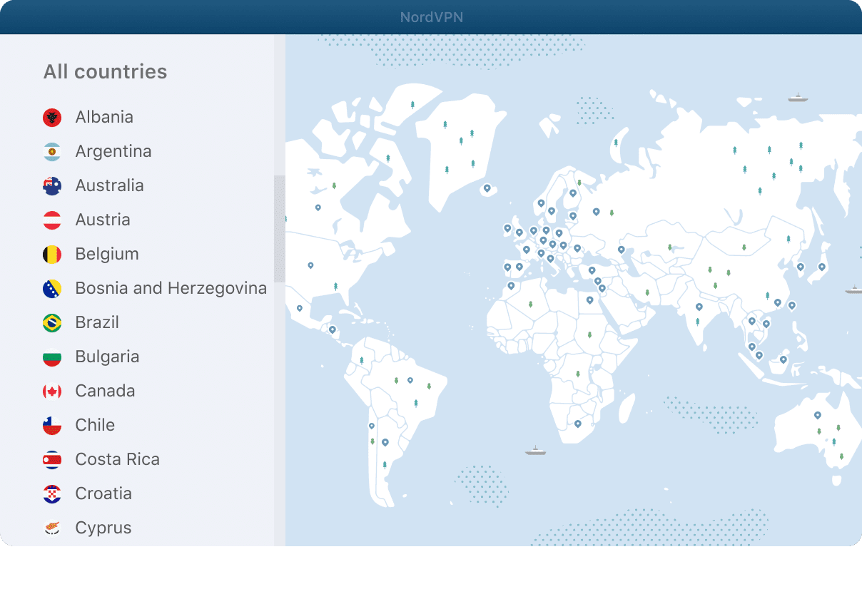 Vpn карта мир