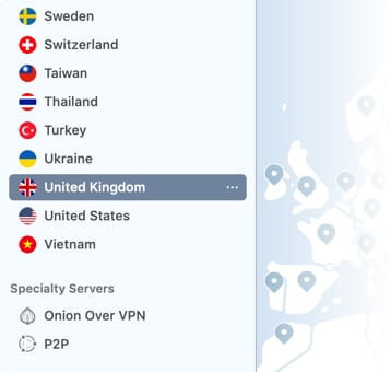 vpn server address uk or england