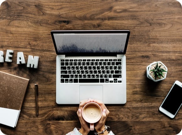 laptop+mobile+desktop+coffee