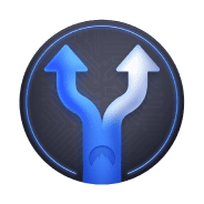 split tunneling arrows